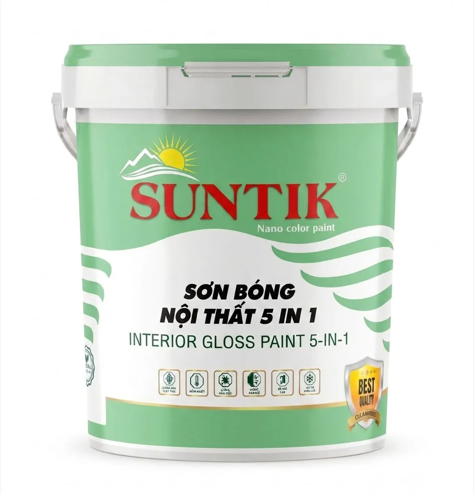 Sơn bóng nội thất cao cấp Suntik