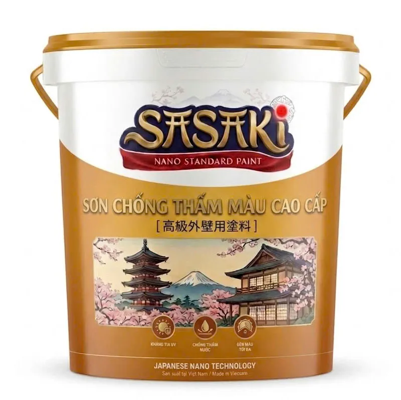 Sơn chống thấm màu cao cấp Sasaki
