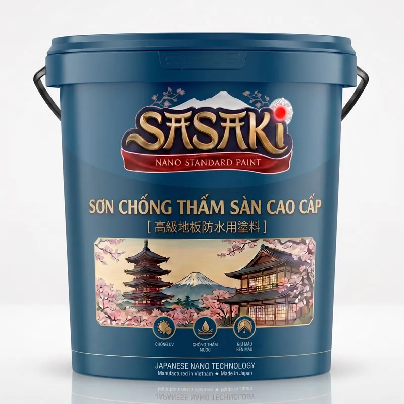 Sơn chống thấm sàn mái cao cấp Sasaki