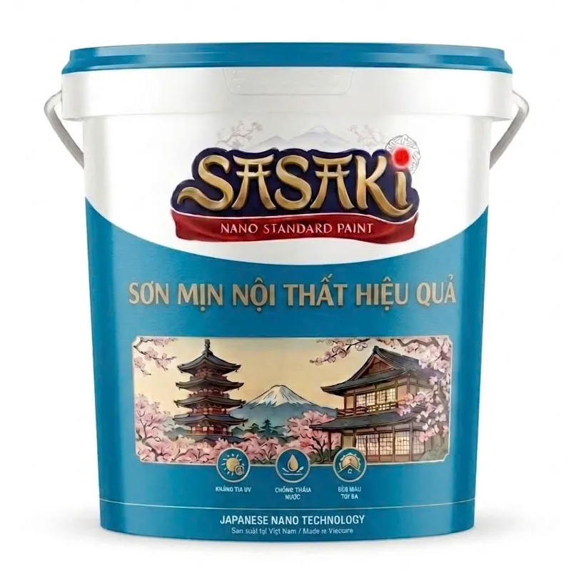 Sơn mịn nội thất hiệu quả Sasaki