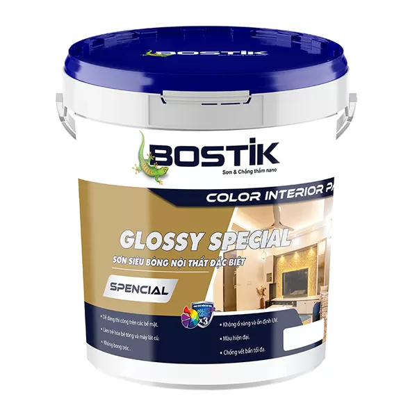 Sơn siêu bóng nội thất Bostik đặc biệt