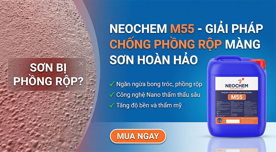 Xử lý sơn bị phồng rộp do mưa nhiều tránh tái phát