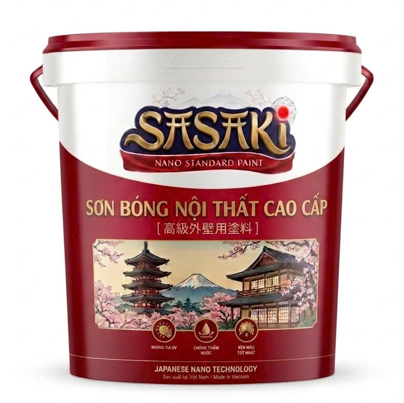 Sơn bóng nội thất cao cấp Sasaki