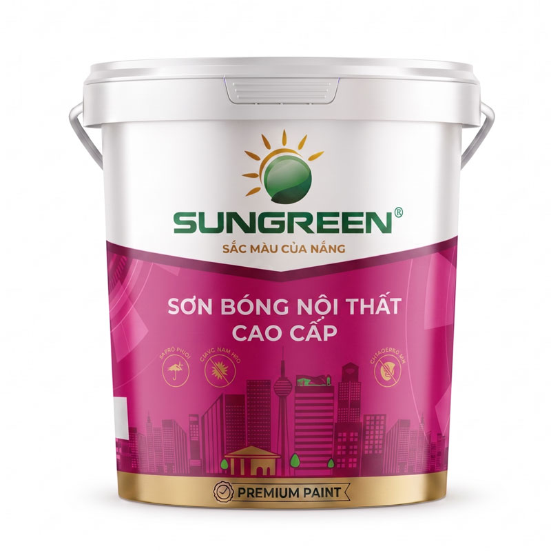 Sơn bóng nội thất cao cấp Sungreen