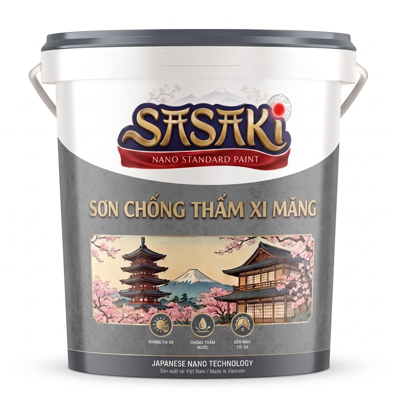 Sơn chống thấm xi măng Sasaki