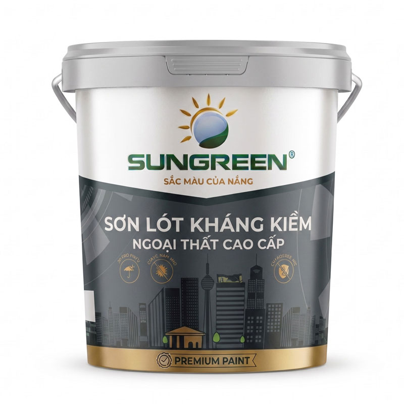 Sơn lót kháng kiềm ngoại thât cao cấp Sungreen