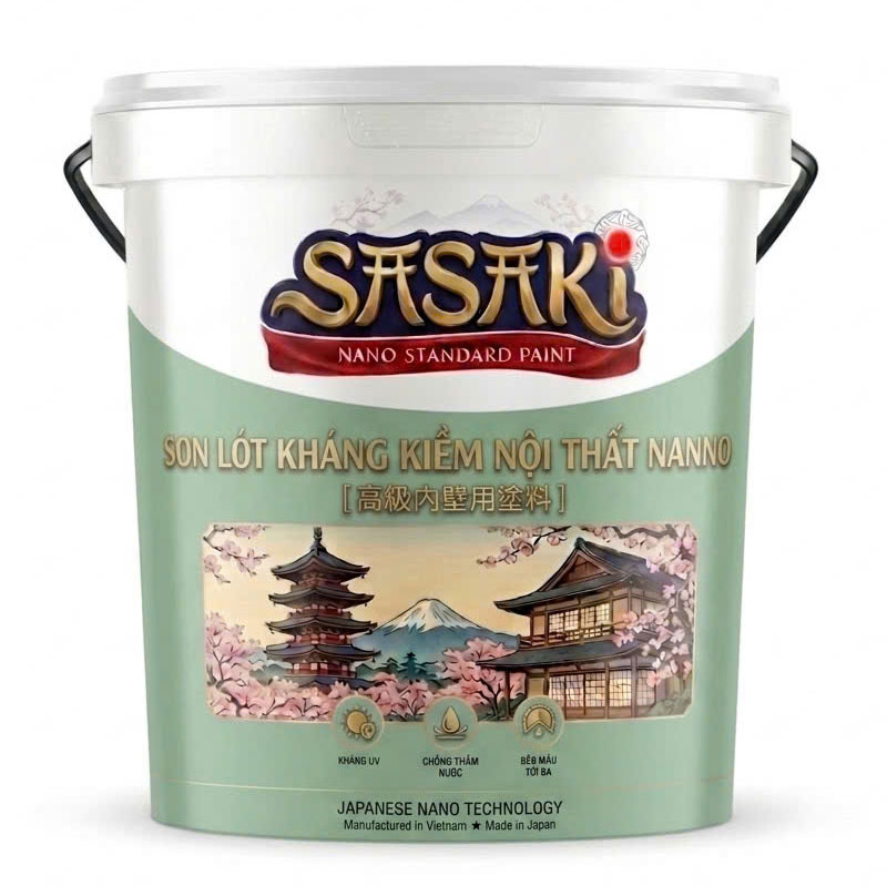 Sơn lót kháng kiềm nội thất cao cấp Sasaki