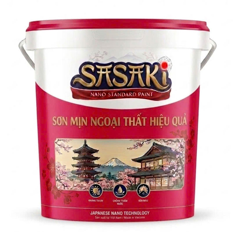 sơn mịn ngoại thất Sasaki