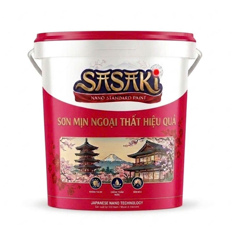sơn mịn ngoại thất Sasaki