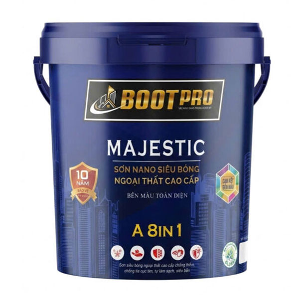 Sơn nano siêu bóng ngoại thất Bootpro