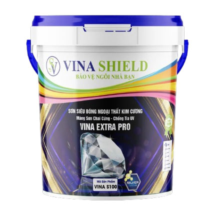 Sơn siêu bóng ngoại thất kim cương Vinashield
