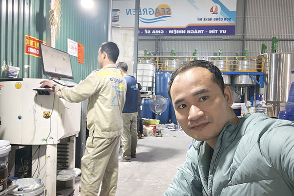 Sơ đồ quy trình sản xuất sơn nước