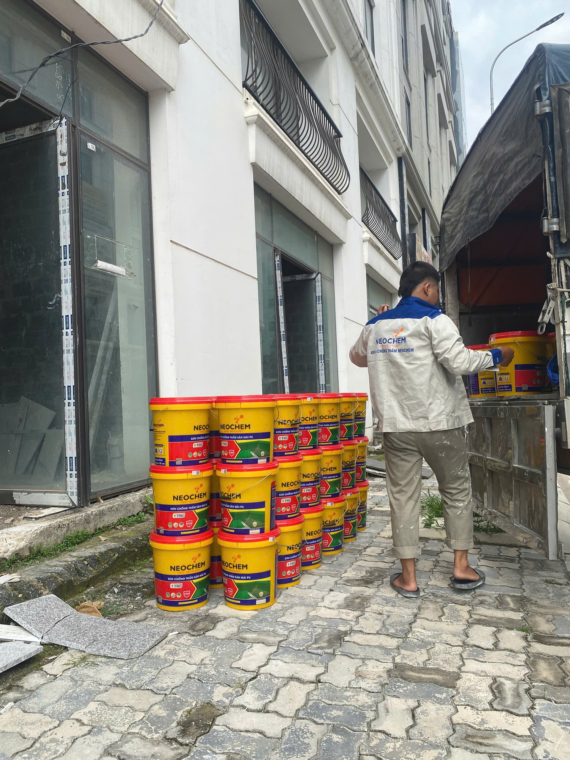 Khách hàngMai Huy Vũđánh giá về sản phẩmSơn chống thấm sàn mái